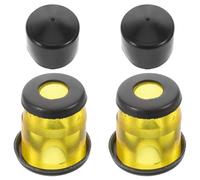 ANDRESLAD Skateboard Truck Shock Pads Yellow Pivot Cups Set - Longboard and Roller Skate Bushings Kit for Skateboard Maintenance and Hardware Replacement