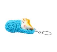 ANDRESLAD Sleeping Mouse Keyring Bag Charm Keychain Cartoon Pendant Key Ring Toy