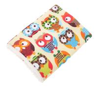 ANDRESLAD Small Pet Tunnel Hideout with Hammock for Hamsters Guinea Pigs Ferrets and Chinchillas Soft Cozy Bedding Resting House Providing Safe Warm Shelter for Rats Sugar Gliders and Other