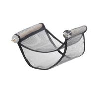 ANDRESLAD Small Pet Ventilated Hanging Hammock Bed for Ferrets and Sugar Gliders, Black Breathable Mesh Nylon Nest, Large Size Cage Sleeping Hideout for Summer Use