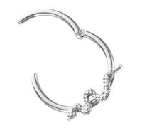 ANDRESLAD Snake Nose Ring Septum Hoop Titanium Steel Multi-function Nose Jewelry for Women Silver Body Piercing Accessories