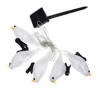 ANDRESLAD Solar-Powered LED Robin Bird Light String Solar Panel Outdoor Garden Party Decoration Energy-Saving Festive Lamp for Patio and Birds Per String