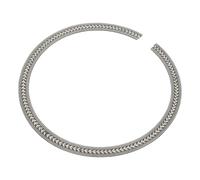 ANDRESLAD Solid Veneer Guitar Sound Rosette Inlay Sticker for Acoustic Classical Guitars Wear-resistant Curved Strip Design Easy to Install Replacement Decorative Decal