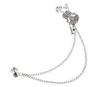 ANDRESLAD Sparkling Diamond Violin Brooch Pin Shiny Rhinestone Musical Instrument Badge Brooch Miniature Vintage Violin Jewelry for Women Backpack Music Pins for Women