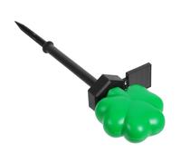 ANDRESLAD St Patricks Day Lawn Decorations St Patricks Day Garden Decorations for Outdoor Yard Landscape Lighting Solar Powered Green Shamrock Pathway Lights for Garden Party Holiday Display