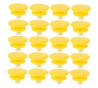 ANDRESLAD Steel Ice Cleats Replacement Studs 20Pcs Yellow Anti-Skid Shoe Spikes for Winter Hiking and Snow Running Footwear Improved Traction