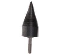 ANDRESLAD Steel Wood Splitter Drill Bit Hex Shank Kindling Log Splitting High Hardness Impact Resistant for Oak Walnut Sycamore Firewood Splitting at Home and Outdoors