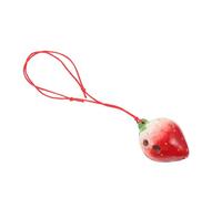 ANDRESLAD Strawberry Ocarina for Beginners Wind Instrument for Practice Musical Instrument with Sweet Resonant Sound Creative Fruit-shaped Design for Student