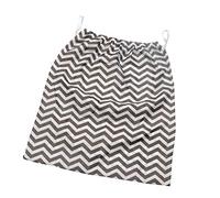 ANDRESLAD Striped Diaper Storage Pouch for Infants Reusable Waterproof Diaper Pail Liner Adjustable Closure for Home and Travel