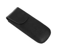 ANDRESLAD Ten-hole Blues Harmonica Leather Storage Case Black Harmonica Container and Holder for Beginners for Travel and Protection