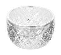 ANDRESLAD Thai Bowl Small Decorative Bowl for Essential Oil Storage Hydrotherapy Spa Use Hand-Carved Traditional Design Compact Lightweight with Stable Polished Base