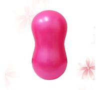 ANDRESLAD Thickened Pink Anti-Burst Peanut Yoga Ball for Fitness Exercise and Balance Stability Training, Pilates Gym Workout Stability Tool