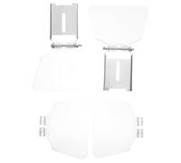 ANDRESLAD Transparent Bench Grinder Safety Shield Panel Quick-Release Dust Barrier Eyeshield for Precision Metal Grinding Easy Maintenance Protective Guard Accessory
