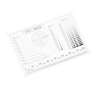 ANDRESLAD Transparent Card Grading Centering Tool and Crack Gauge Ruler for Precise Brake Pad and Concrete Crack Measurement Multi-use Film Scale for Woodworking and Sports Card Accessories