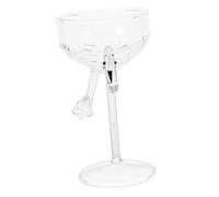 ANDRESLAD Transparent Decorative Flamingo Wine Goblet Cocktail Glass for Wedding Party Bar Use Unique Elegant Design Household Glassware for Wine Lovers Celebration