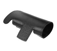 ANDRESLAD Trumpet Valve Protector PU Leather Small Size Piston Guard Black Valve Pads Musical Instrument Accessory for Trumpet Maintenance