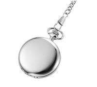 ANDRESLAD Two-Faced Classic Pocket Watch Stylish Quartz Long Chain for Neckwear Ideal All Ages