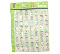 ANDRESLAD Ukulele Chord Wall Sticker Poster for Beginners Musical Instrument Learning Aid Practical Ukulele Chord Reference Chart Educational Gift for Novice Players