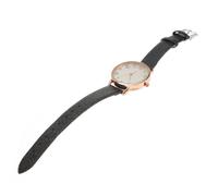 ANDRESLAD Ultra Thin Alloy Women Strap Watch with Easy Reader Arabic Numerals Casual Black Band Bracelet for Students and Office Wear Minimalist Quartz Wristwatch