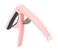ANDRESLAD Universal Pink Abs Capo for Ukulele and Acoustic Guitar, Lightweight Clamp Guitar Accessory Compatible with Classical and Banjo Strings, Musical Instrument Tuning Clamp