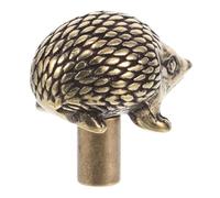 ANDRESLAD Vintage Brass Hedgehog Drawer Pulls, Antique Metal Cabinet Handles for Kitchen Cupboards and Wardrobes, Decorative Hardware for Interior Furniture