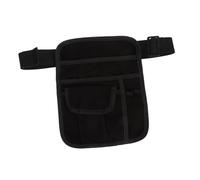 ANDRESLAD Waitress Apron Pouch and Server Waist Pouch with Adjustable Belt Reusable Small Utility Pocket Organizer for Restaurant Work for Female Servers