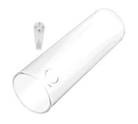 ANDRESLAD Wall Mounted Glass Vase Clear Hydroponic Flower Planter for Indoor Decor Lightweight Transparent Container for Air Plants and Live Flowers Creative Gift for Gardeners and Plant