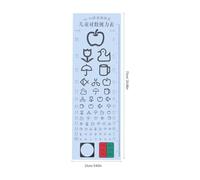 ANDRESLAD Wall Visual Test Chart for Eye Exam Multipurpose Eye Chart Board for Home and School Clear Visuals for Routine Vision Assessment