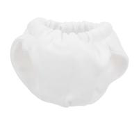 ANDRESLAD Washable Small Pet Diapers for Waistline Breathable Polyester Sugar Glider Travel Diaper and Squirrel Nappies Reusable Potty Training Underwear for Hamsters and Small Animals White