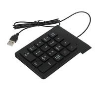 ANDRESLAD Wired Mechanical Number Pad USB Numeric Keypad for Laptop Portable Keyboard Accessory Ergonomic Layout Easy Installation Stable Connection for Financial Data Entry