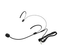 ANDRESLAD Wired Over Ear Condenser Microphone Headworn Headset for Teachers Tour Guides Speech Amplifier with Comfortable Fit Design for Speaking Presentations