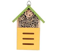 ANDRESLAD Wooden for Outdoor Gardens Insect Cabin Nesting Box for Ladybugs and Bees Decorative Shelter for Natural Your Backyard