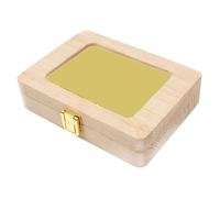 ANDRESLAD Wooden Teeth Keepsake Box Creative Design Deciduous Teeth Storage for Boys and Girls Souvenir Container for Childhood Memories Japanese Stickers