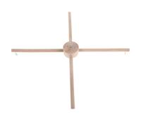 ANDRESLAD Wooden Wind Chime Stand for Indoor and Outdoor Use DIY Mobile Kit Easy Assembly for Patio and Garden Display Holds Multiple Wind Chimes Securely