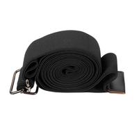 ANDRESLAD Yoga Stretch Strap Black for Meditation Pilates Auxiliary Equipment Non-elastic Pull Resistance Band for Muscle Relaxation Posture Correction Fitness Dance and Therapy Support