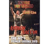 ANDREW BOLTON - THE STRONGEST MAN IN HISTORY / NO. 1 POWER LIFTING DVD
