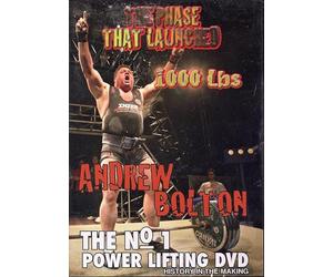 ANDREW BOLTON - THE STRONGEST MAN IN HISTORY / NO. 1 POWER LIFTING DVD