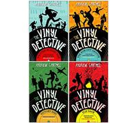 Andrew Cartmel The Vinyl Detective Series 4 Books Collection Set (Written in Dead Wax, The Run-Out Groove, Victory Disc, Flip Back)