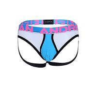 Andrew Christian Almost Naked Retro Net Brief Jock Blue