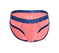 Andrew Christian - Mens Briefs Underwear - CoolFlex Modal Brief w/SHOW-IT® Coral - 1x Size M