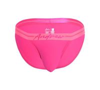 Andrew Christian - Mens Briefs Underwear - Miami Cabana Boy Rib Brief w/ALMOST NAKED® - 1x Size L Pink
