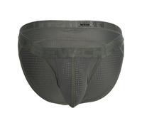 Andrew Christian - Mens Briefs Underwear - Vibe Breeze Mesh Gym Brief Olive - 1x Size M
