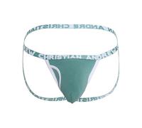 Andrew Christian - Mens Jockstrap Underwear - Fly Jock w/ALMOST NAKED® Sage - 1x Size XL