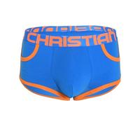 Andrew Christian - Mens Trunks Underwear - ALMOST NAKED® Retro Pocket Boxer Elect Blue - 1x Size L