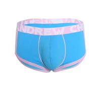 Andrew Christian - Mens Trunks Underwear - Retro Boxer w/SHOW-IT® Aqua - 1x Size S