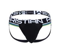 Andrew Christian Mens Underwear ALMOST NAKED® ATHLETIC JOCK Black - Black - 1 x SIZE L