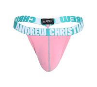 Andrew Christian Mens Underwear Happy G-String w/ALMOST NAKED® Watermelon - Pink - 1 x SIZE M