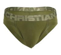 Andrew Christian Underwear, Almost Naked Bubble Butt Brief, Olive, Men's Size L, Pack of 1