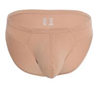 Andrew Christian Underwear, Happy No Show Brief, Tan, Men's Size S, Pack of 1