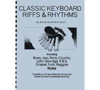 Andrew D. Gordon: Classic Keyboard Riffs And Rhythms (Book And CD). Sheet Music, CD for Piano, Keyboard